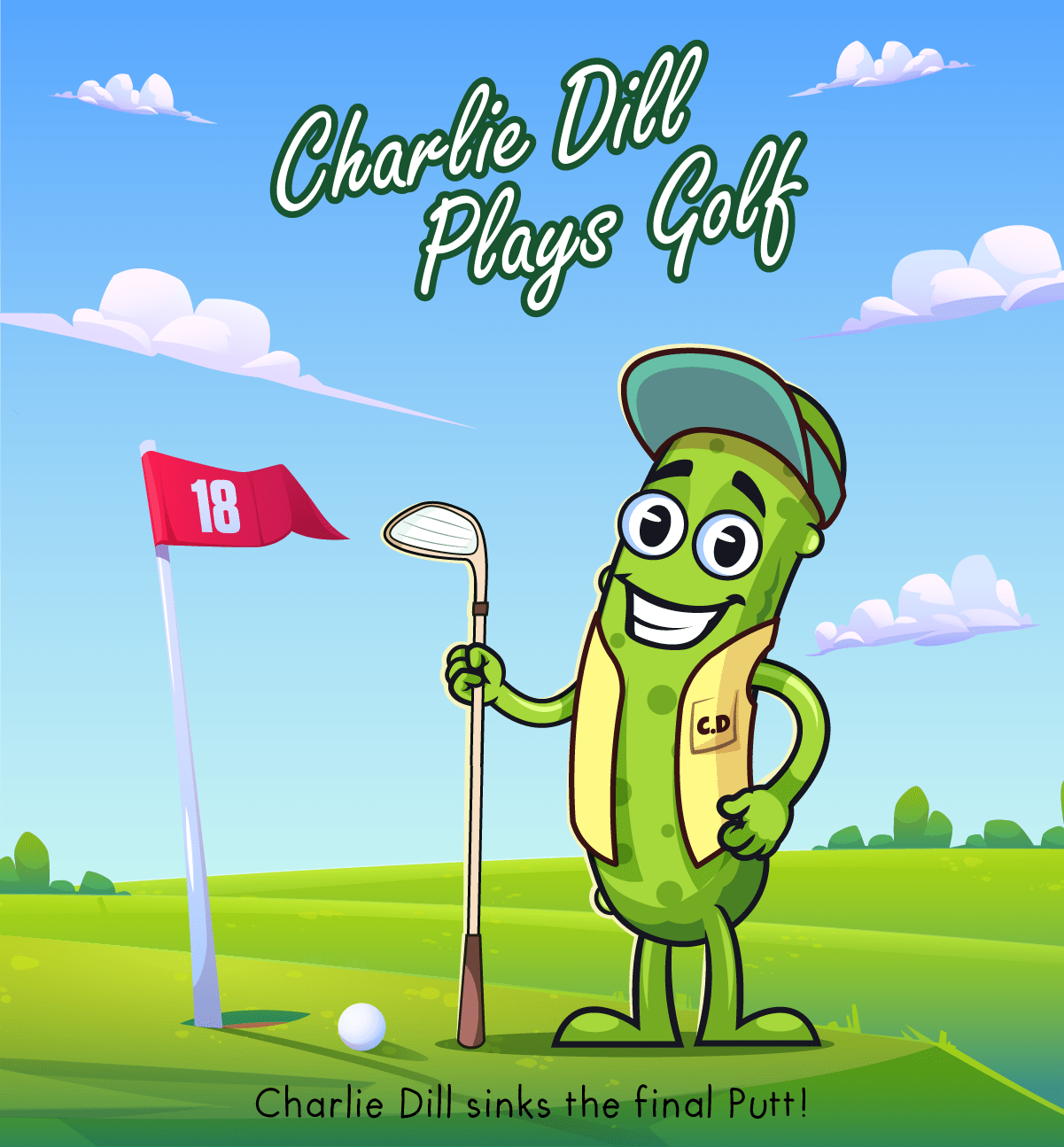 Charlie Dill plays golf